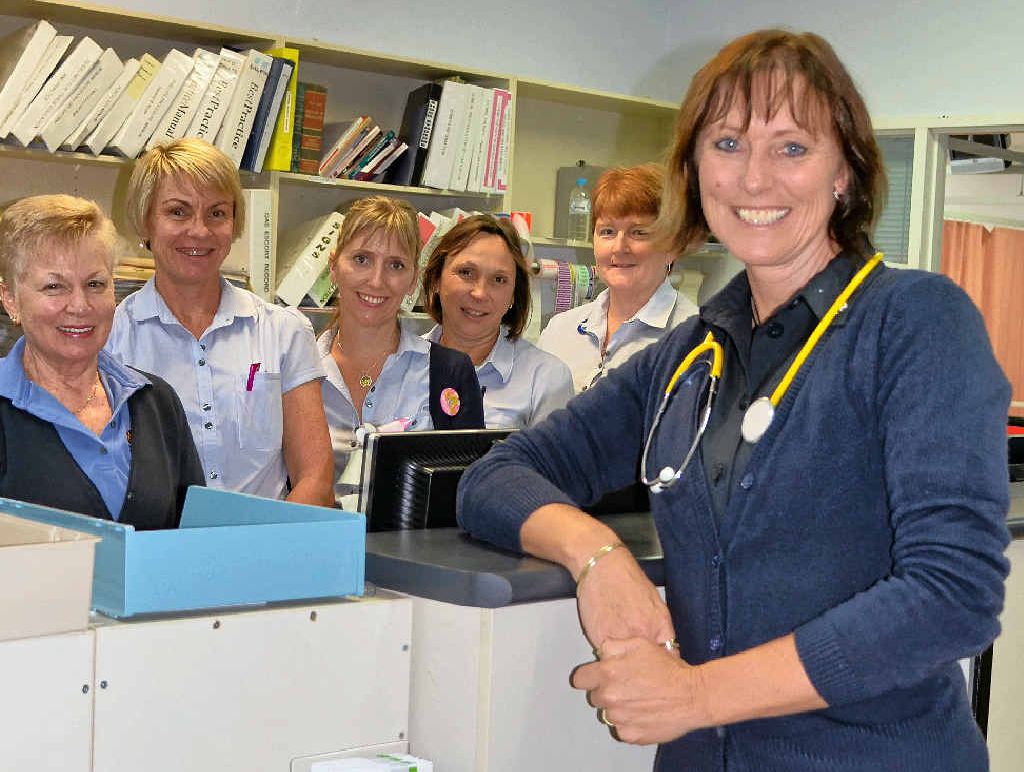 VITAL ROLE: Nurse Julie Aldridge with colleagues Anna Mangold, Paula O’Neill, Kerryanne Barry, Karen Trottman and Wendy Bahl. VITAL ROLE: Nurse Julie Aldridge with colleagues Anna Mangold, Paula O’Neill, Kerryanne Barry, Karen Trottman and Wendy Bahl.